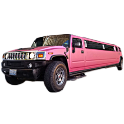 Pink Hummer H2 stretch limousine — statement package for a special night out with HeXA Rides