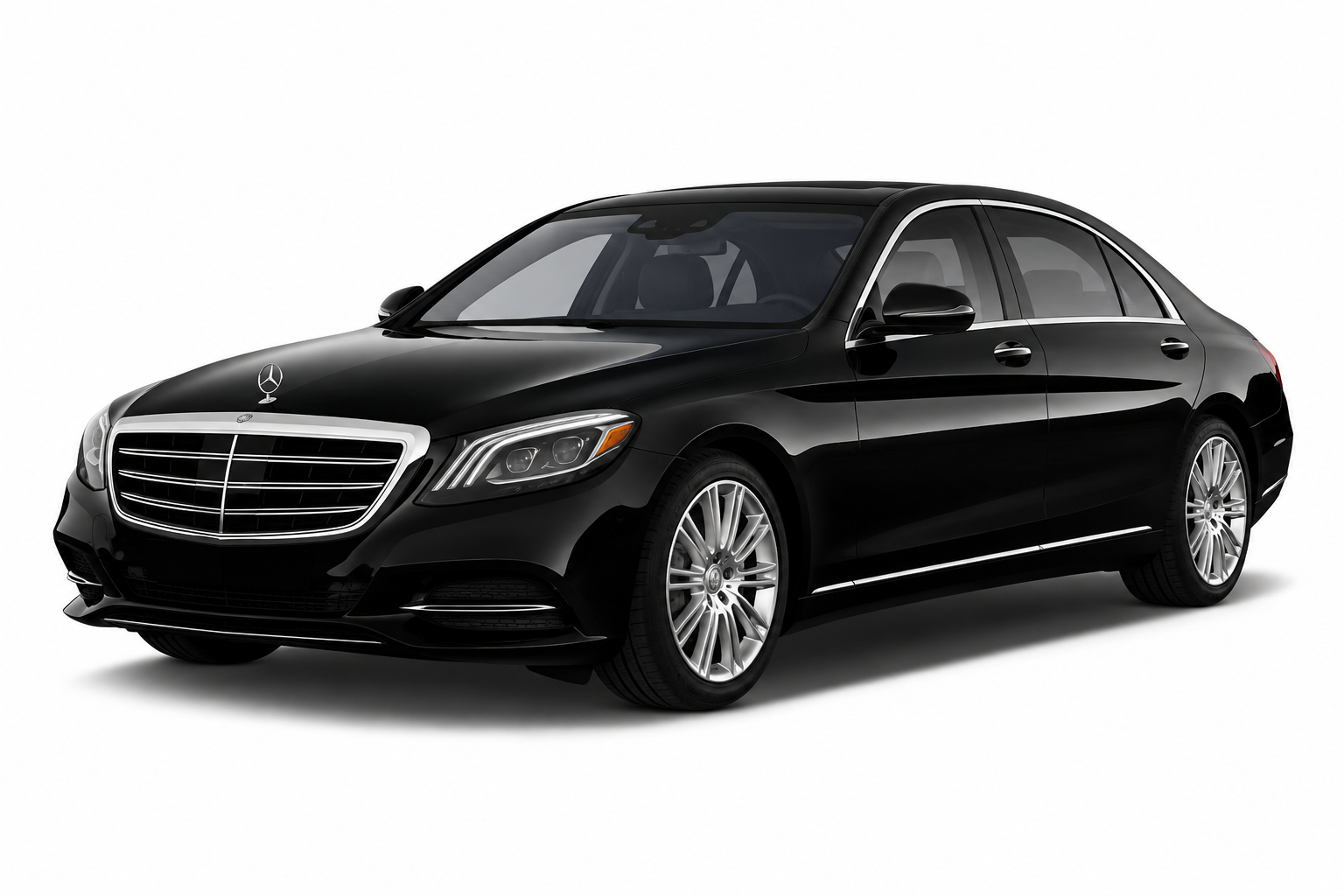 Luxury Mercedes-Benz S-Class sedan available for hire — HeXA Rides